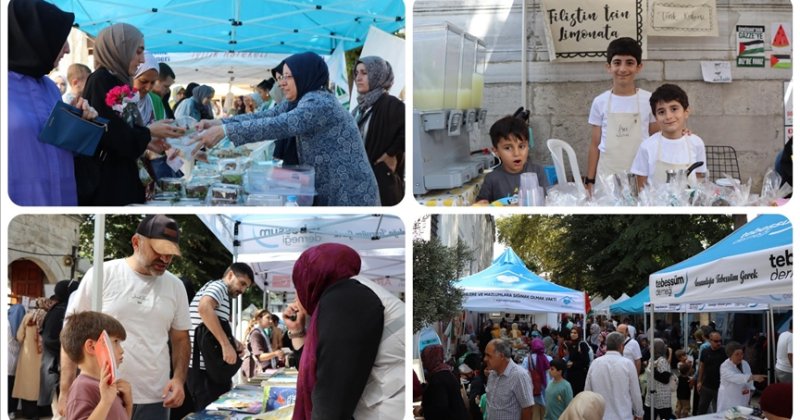 STK’ler ve Üsküdar esnafından “Gazze için Hayır Çarşısı” etkinliği