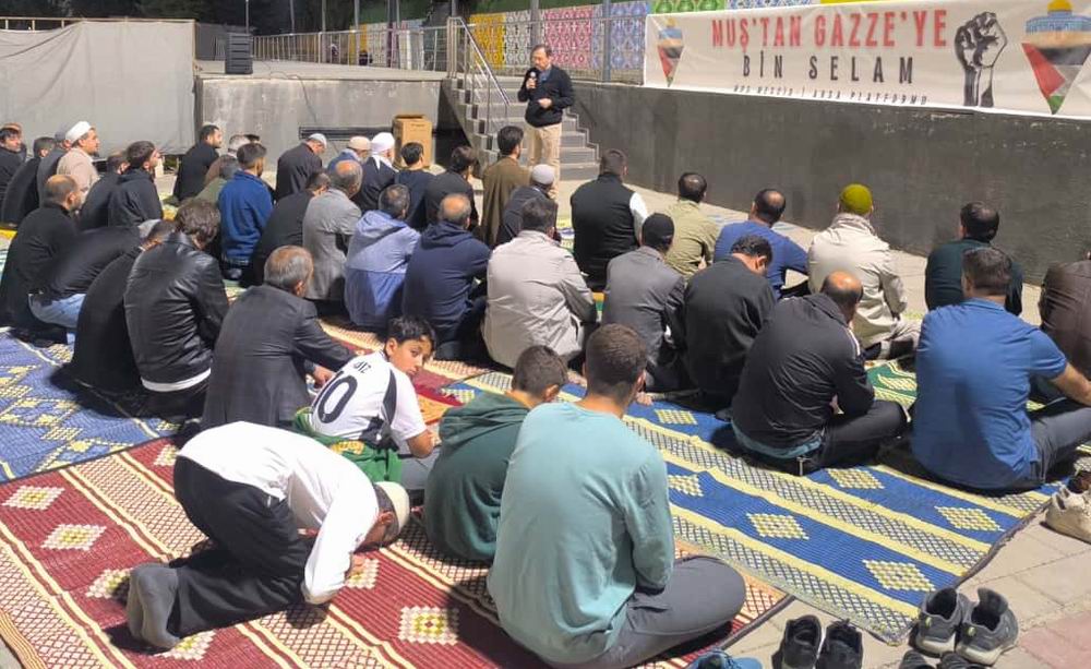 Muş Mescidi Aksa Platformu’ndan Gazze için dua