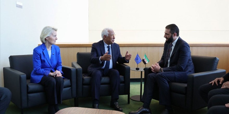 AB liderleri, Suriye Cumhurbaşkanı Şara ile görüştü AB liderleri, Suriye Cumhurbaşkanı Şara ile görüştü