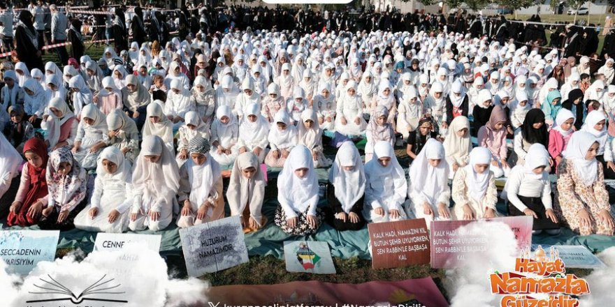 DEM Parti, çocukların namaz ve tesettür etkinliklerine DEM Parti, çocukların namaz ve tesettür etkinliklerine