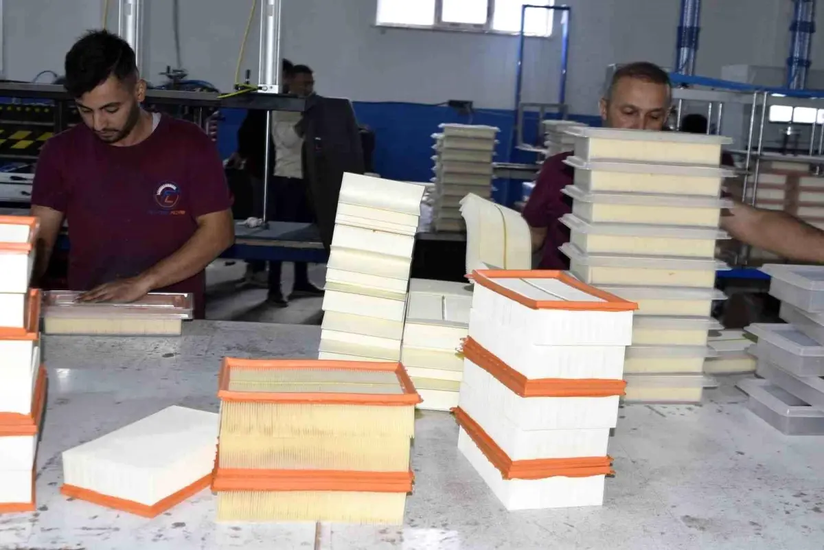 Bitlis’teki Filtre Fabrikası, İç ve Dış Piyasada İlgi