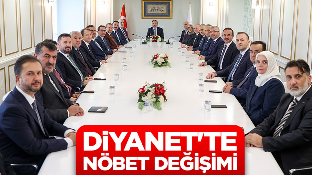 Diyanet’te nöbet değişimi – Diyanet Haber Diyanet’te nöbet değişimi – Diyanet Haber