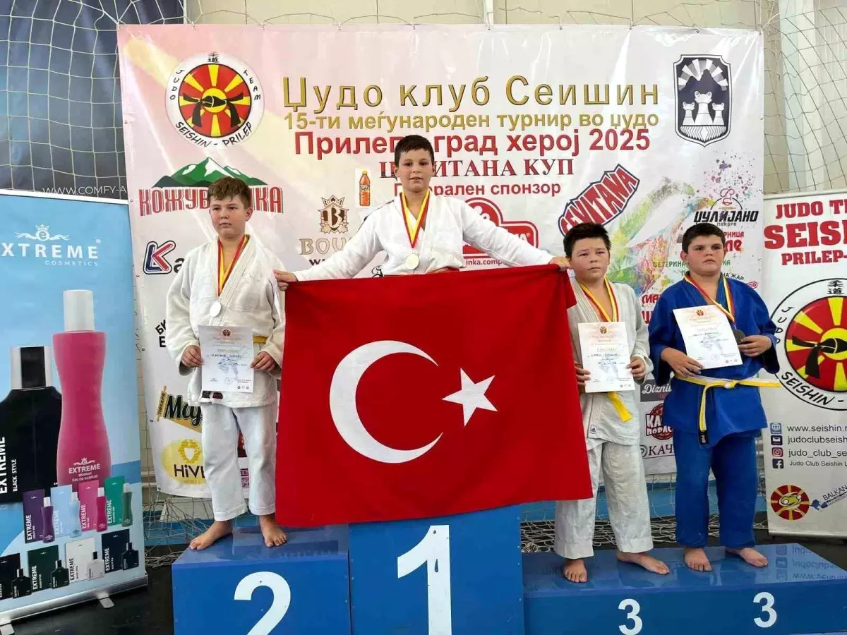 Düzceli Judocular Makedonya’da Fırtına Gibi Esti