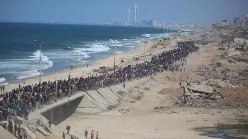 Gazzeliler evlerine dönüyor