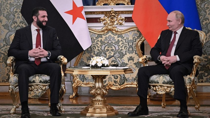 Şara, Moskova’da Putin ile Görüşme Gerçekleştirdi