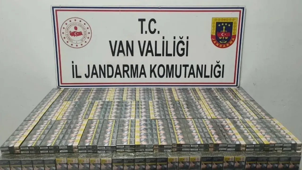 Van’da 1980 Paket Kaçak Sigara Ele Geçirildi