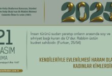 Kendileriyle Evlenilmesi Haram Olan Kadınlar