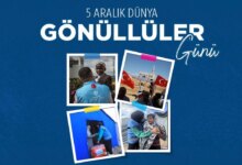 Dünya Gönüllüler Günü’nde Gönüllülere Teşekkür